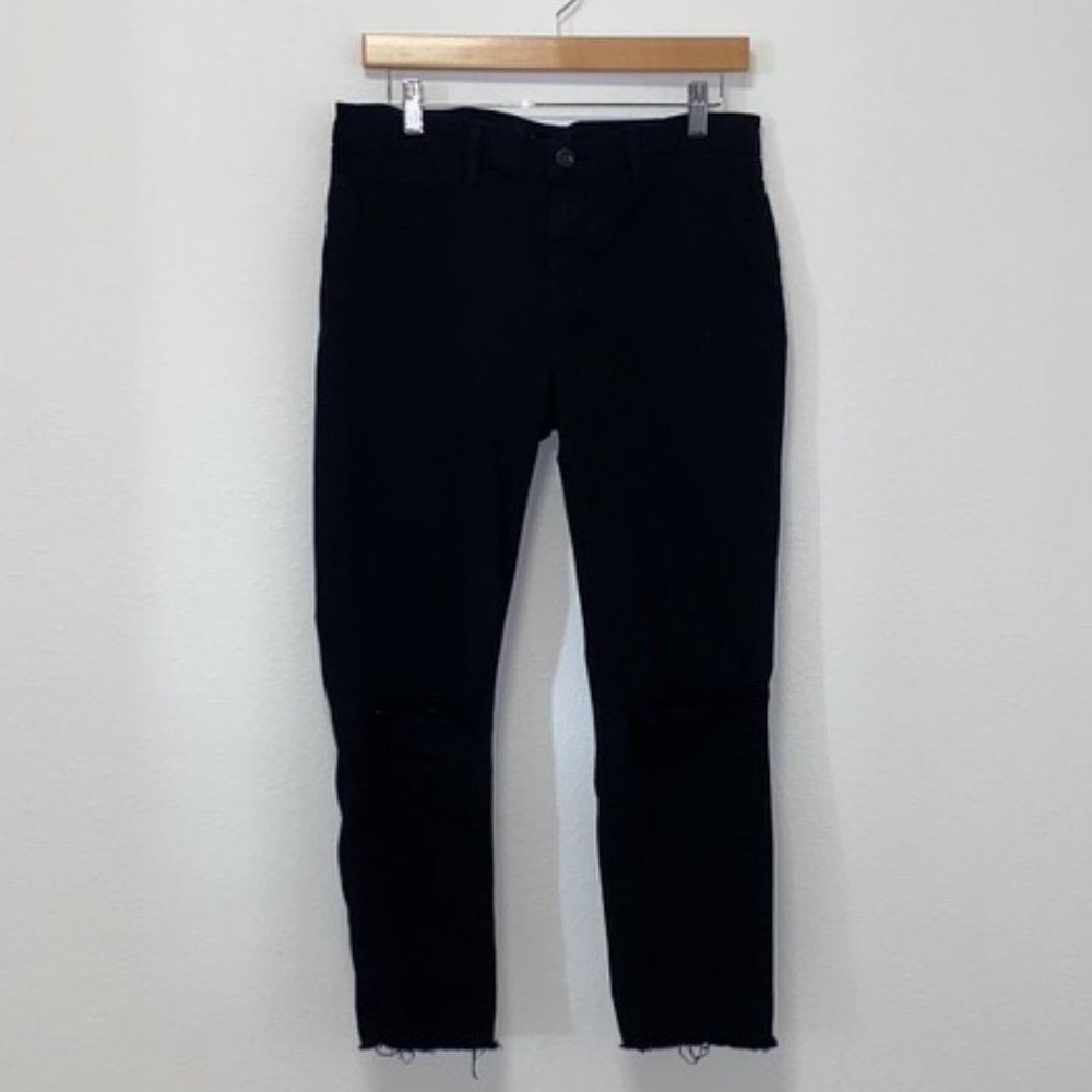 J Brand Black Destroyed Jeans in size 31